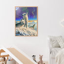 Diamond Painting 5D Full Round Drill Mosaic DIY Wolf in Snow Wall Decoration Kit