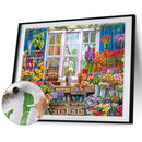 Paint By Numbers Kit DIY Flower Room Colouring Oil Art Picture Craft (B33)