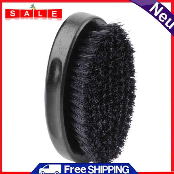 Ring Design Bristle Men Shaving Brush Plastic Portable Beard Comb Face Cleaning