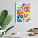 Flower Painting By Number Kit Acrylic Paints Set for Modern Wall Picture Craf