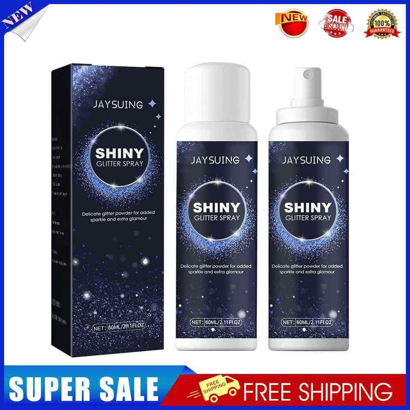 60ml Gloss Glitter Powder Hair Body Spray Highlighter Sparkle Party Makeup