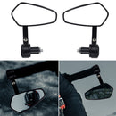 Rear-view Mirror Motorcycle Side Mirrors Handle Bar End Mirrors Reflector