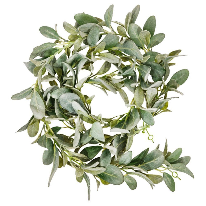 Wedding Decor Plant Decoration Plants Faux Long Flocking Rabbit Ear Leaf Vines