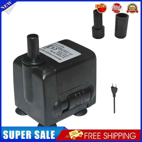 #A 150L/H Submersible Aquarium Ultra-quiet Fish Tank Water Fountain Pump with Pl