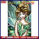 5D Diamond Painting Cartoon Green Girl Full Round Rhinestone DIY Home Decor