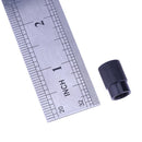 4pcs Auto Bicycle Tire Valve Caps Dust Covers for Schrader Valve (Black)