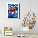 nting 5D DIY Eagle banner Full Round Drill Picture