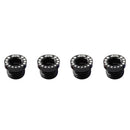 MUQZI 4pcs Folding Bicycle Screw Bolt M10 V Brake Stem Fixing Bolts (Black)