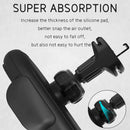 Wireless Car Charger Auto Clamping Air Vent Phone Holder (Black Regular) Newly