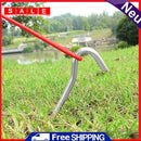 4pcs Ground Nail Aluminum Alloy Tent Stake with Hooks for Hammock Awning Canopy