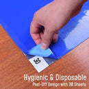 30pcs Anti Bacterial Peel Off Sticky Floor Door Mat Dust Remover Pads (S) Newly