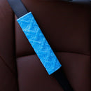 2pcs Car Seat Belt Cover Non Slip Fluffy Safety Belt Shoulder Pad (Blue) Newly