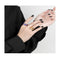 Women's Ring Small Enamel Pattern Ring Adjustable Little Daisy For women|girls