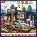 50x40cm Colorful DIY Paint By Numbers Kit Houses Cars by The Lake Decor Gif
