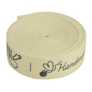 5 Yards/Lot Handmade Print Cotton Ribbons DIY Sewing Clothes Label Tags (B)