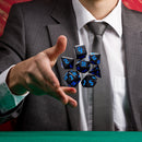 7pcs Multifaceted Digital Dice Set D4 D6 D8 D10 D12 D20 Opaque Polyhedral Dices