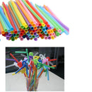 100 Pcs Flexible Plastic Bendy Mixed Colours Party Disposable Drinking Stra