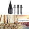 4pcs Woodworking Wood Separator Spiral Cone Reamer Splitter Drill Bit (B) Newly