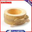 Succulent Plant Pot Handmade Wooden Ornaments Candle Holder Bonsai Container