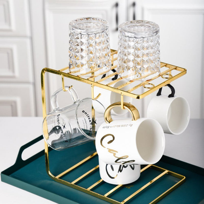 Drying Organizer Metal Coffee Mug Storage Rack Holder Mug Holder Mug Cups Stand