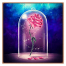 Rose Round Diamond Painting DIY Embroidery Kits Cross Stitch Mosaic Craft