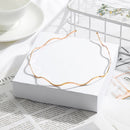 Geometric Elegant Metal Headdress Wave Bending Thin Headbands Hair Hoop