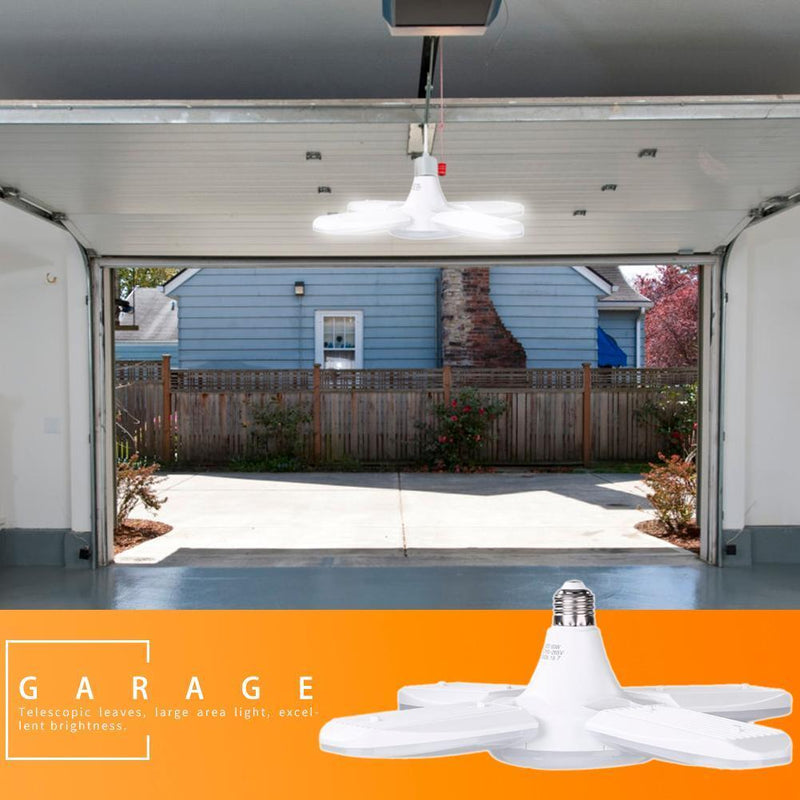 60W E27 Indoor Deformable LED Shop Work Light 110-265V Folding Garage Lamp