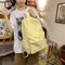 #A Fashion Classic Backpack Women Girls Solid Student Large Capacity School Bags