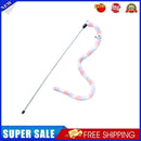 Funny Cat Stick w Crisp Bell Caterpillar Interactive Teaser Wand (Macaroon)