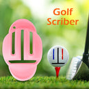 Golf Ball Line Liner Marker Pen Alignment Marks Tool Training Aids (Pink) Newly