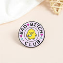 DIY Decoration Creative Badge Collar Pin Chick Enamel Brooch Yellow Duck Brooch