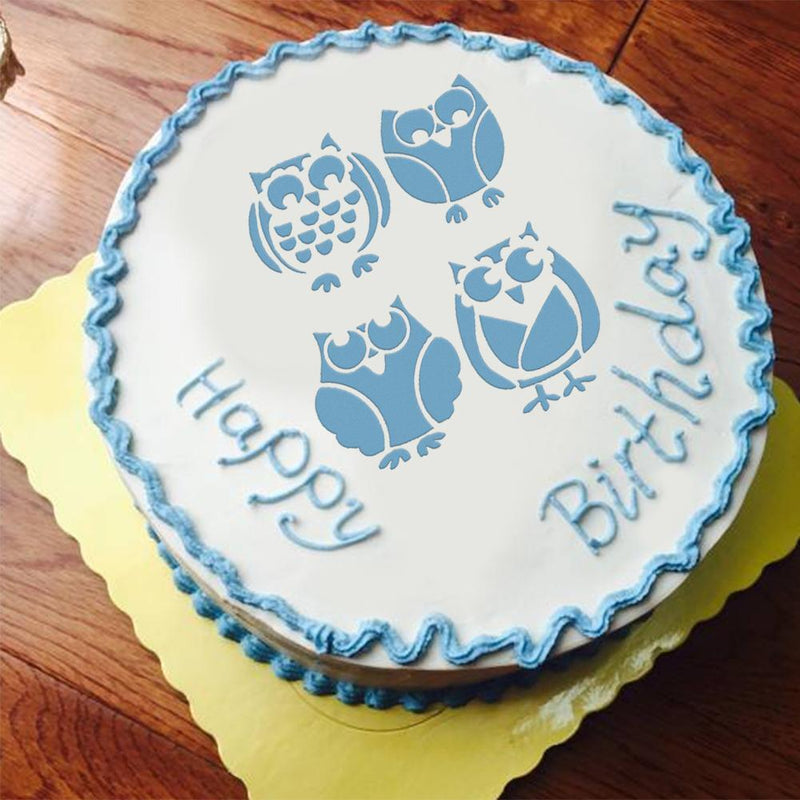 Plastic Cake Flower Spray Stencils DIY Mold Mould Fondant Template(PH-23)