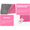 Waterproof Camping Mat Outdoor Beach Blanket Picnic Ground Mats (Pink) Newly