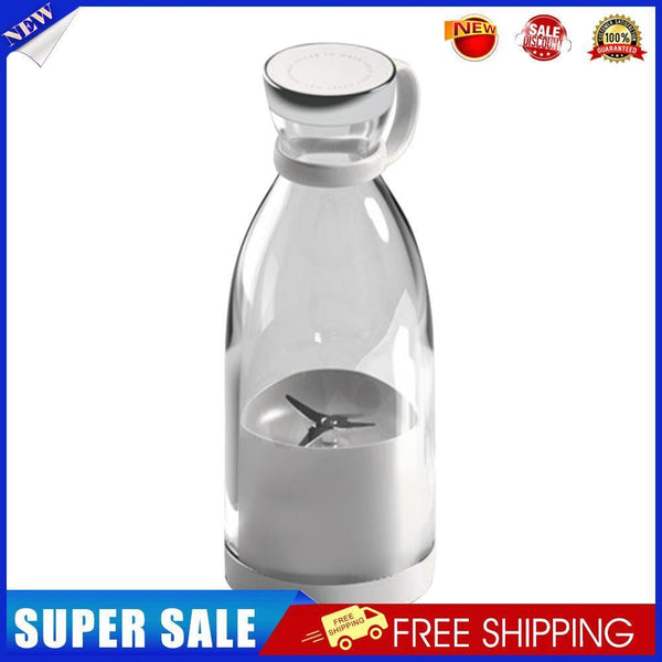 Portable Electric Juicer Blender Mini Fruit Mixers Home Juice Maker (White)