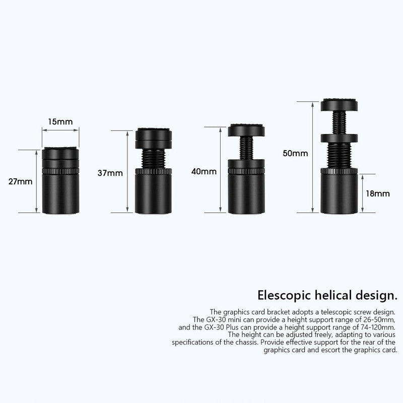 Graphics Card GPU Holder Support Telescopic Rotary Video Card Sag Bracket Jack