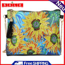 DIY Special Shaped Diamond Painting Leather Messenger Bag Makeup Storage Bags