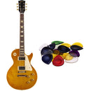 10pcs/Set Colorful Electric Acoustic Guitar Bass Takes Pickup Plectrum Gauge 1mm