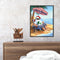 Oil Paint by Numbers Santa Canvas Artwork Living Room Wall Picture Decoration