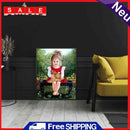 Ponytail Girls DIY Diamond Painting Kits Full Round Drill Wall Decor Art