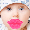 Silicone Funny Baby Pacifier Sexy Kiss Lip Infant Pacifiers(Rose Red) Newly