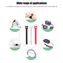 10pcs Fishing Rod Tie Holders Straps Suspenders Fastener Cable Belt (Red) Newly