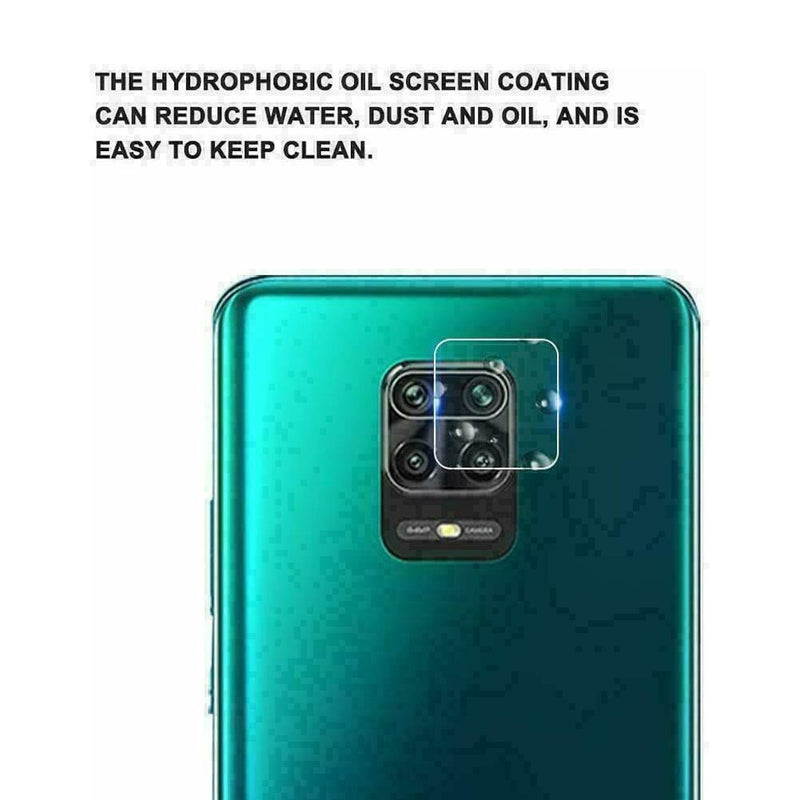 For Redmi Note 9S / 9 Pro Case Clear Cover & D7E1 9H Protector U2E3 R7M0 U2V3