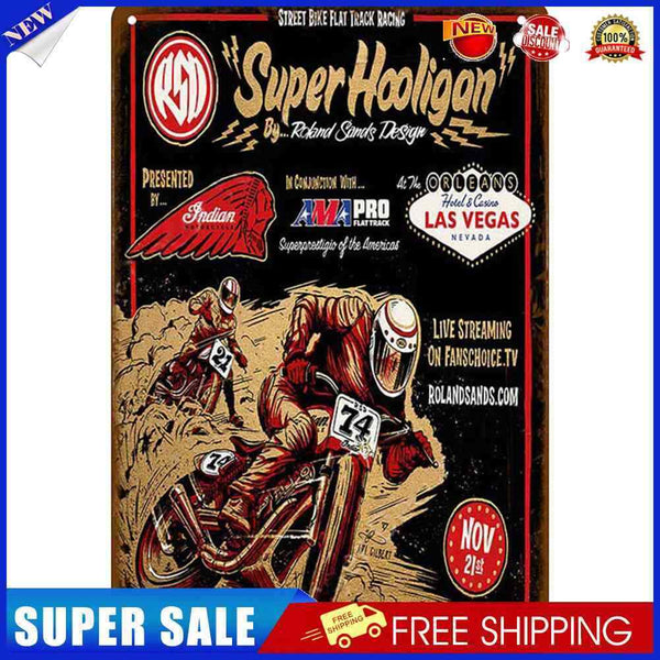 Iron Painting Square Metal Sign Plaque Wall Posters Decor for Home Cafe Bar