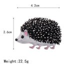 Jewelry Women's Enamel Cute Hedgehog Charm Animal Brooch Best Pin N4L4