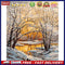 Snow Treetops Colouring Oil Canvas DIY Hand Painted Paint By Numbers Kit Artwork