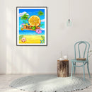 5D Diamond Painting Kit DIY Beach Summer Full Square Drill Mosaic Picture Decor