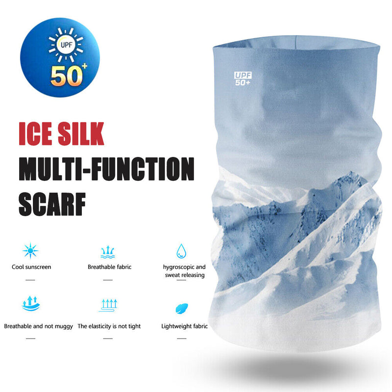 Sports Cycling Neck Tube Scarf Summer Outdoor Running Bandana Headband (1) Newly