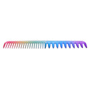 Rainbow Comb Hairdressing Salon Equipment Plastic Comb Hair Cutting Styling T