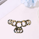 Korean Geometric Shaped Hair Claw for Women Leopard Hair Crab Hairpin Barrettes