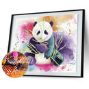 Panda Full Round Diamond Painting DIY Wall Decor Rhinestone Art Crafts Ink Color